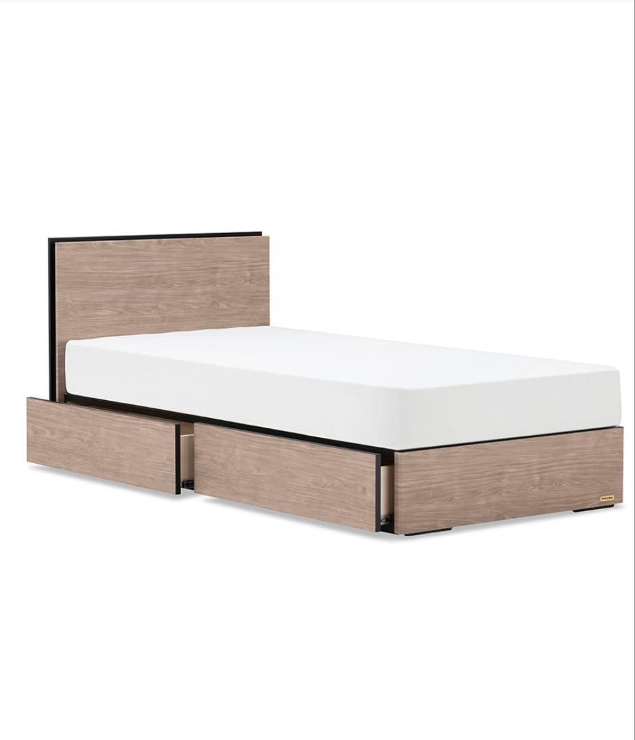 FRANCEBED セミダブルベッド 引き出し付きベッドフレーム