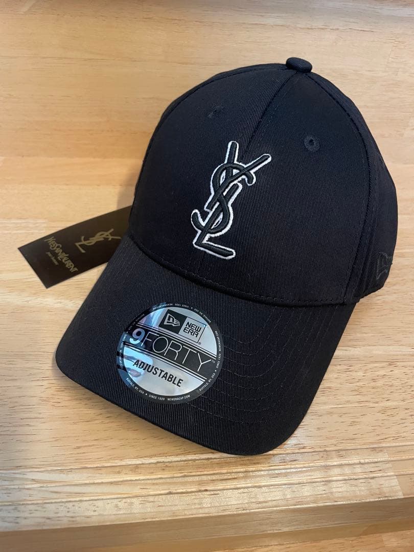 YSL ブラック 黒　ベースボール　キャップ