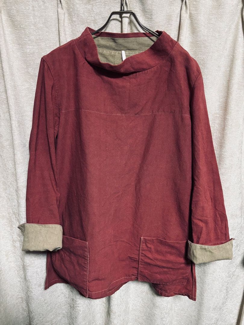 sus-sous シュスー フィッシャーマンスモック ユーロヴィンテージ リネン