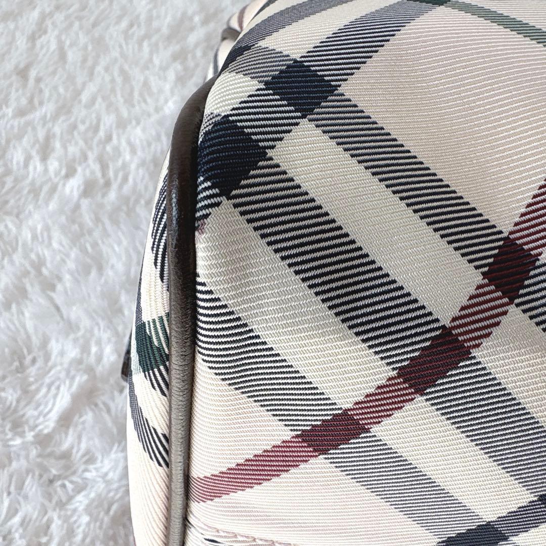 美品✨BURBERRY BLUE LABEL　ミニボストン　ノバチェック　ピンク