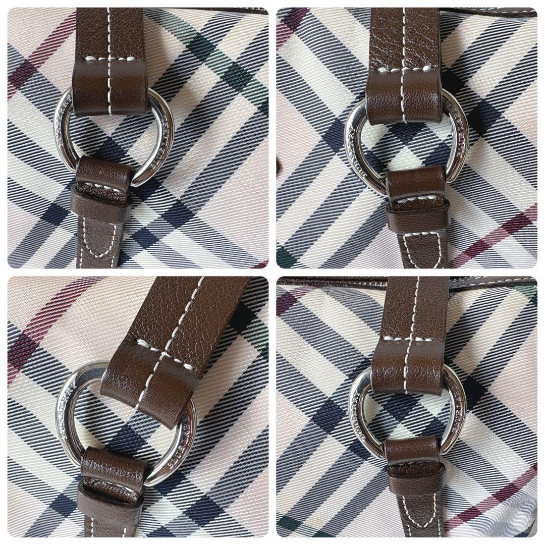 美品✨BURBERRY BLUE LABEL　ミニボストン　ノバチェック　ピンク
