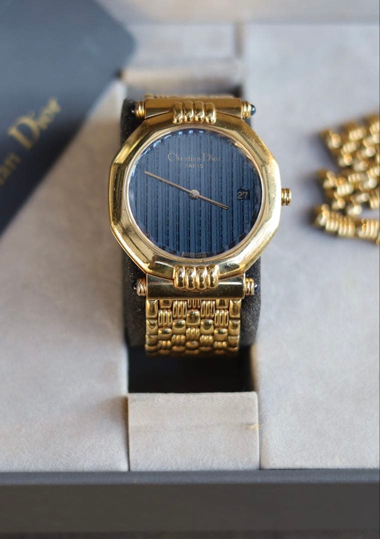 Dior ディオール　スウィングドレス オクタゴン箱付 稼働品　腕時計