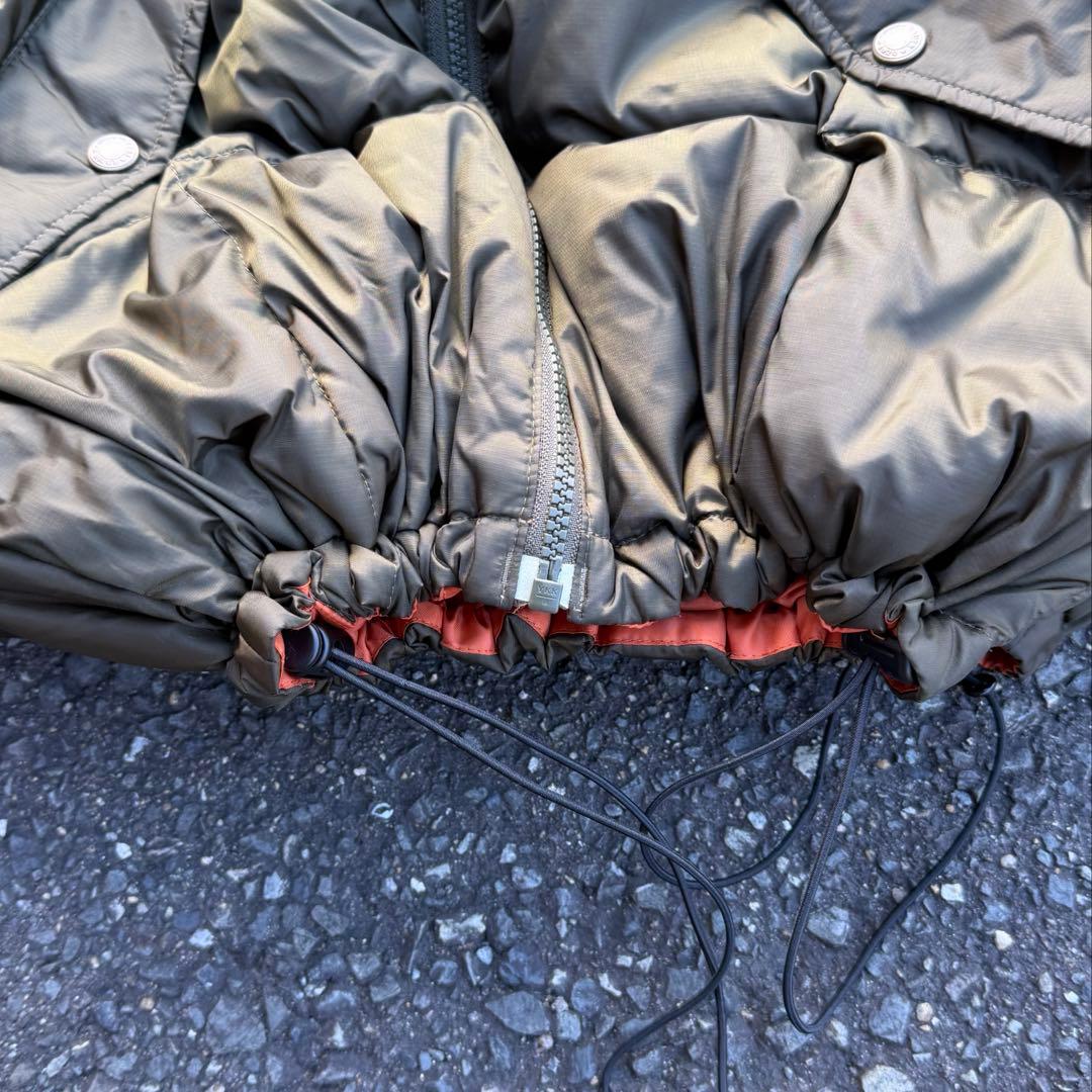 00s エディーバウアー down puffer jacket カーキ