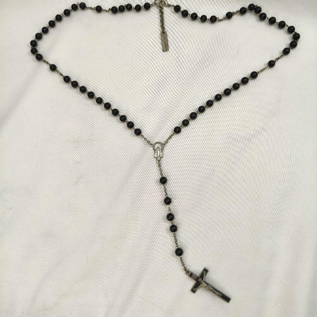 ドルチェ&ガッバーナ　ロザリオ　ネックレス　ベッカム着