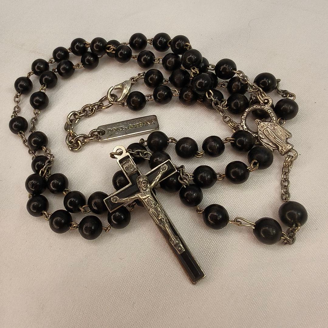 ドルチェ&ガッバーナ　ロザリオ　ネックレス　ベッカム着