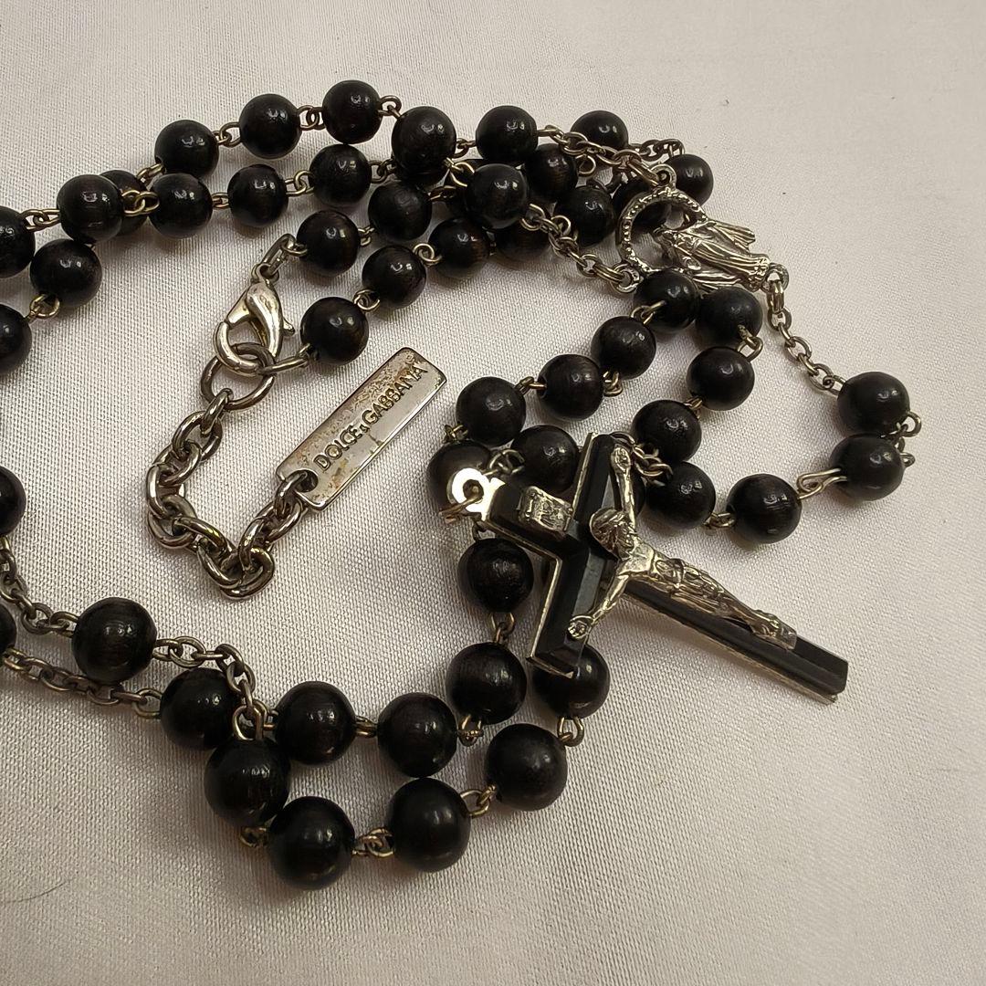 ドルチェ&ガッバーナ　ロザリオ　ネックレス　ベッカム着