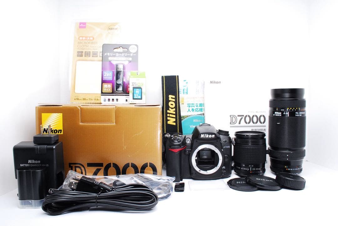 美品✨️Nikon D7000◎ズーム2本＋元箱付！風景・人物・遠景まで幅広く◎