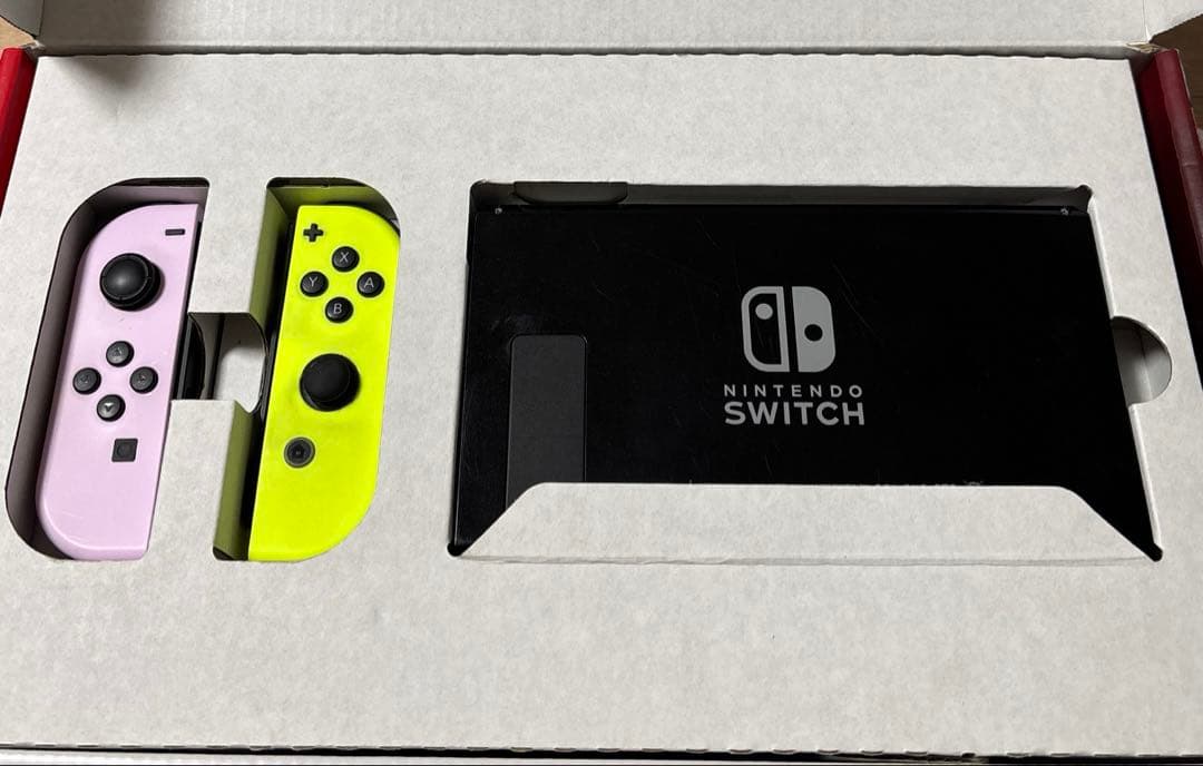 Nintendo Switch本体付属品完備。箱あり。MicroSD256GB付