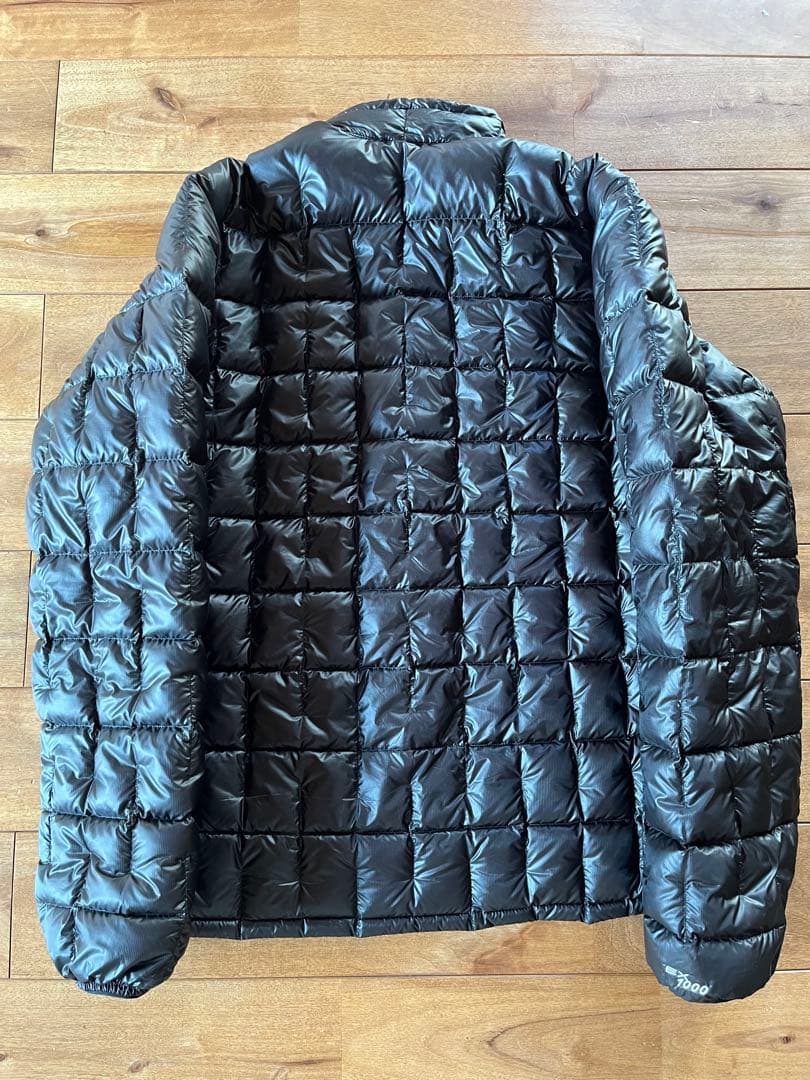 mont-bell プラズマ 1000 ダウン ジャケット ブラック 収納袋付