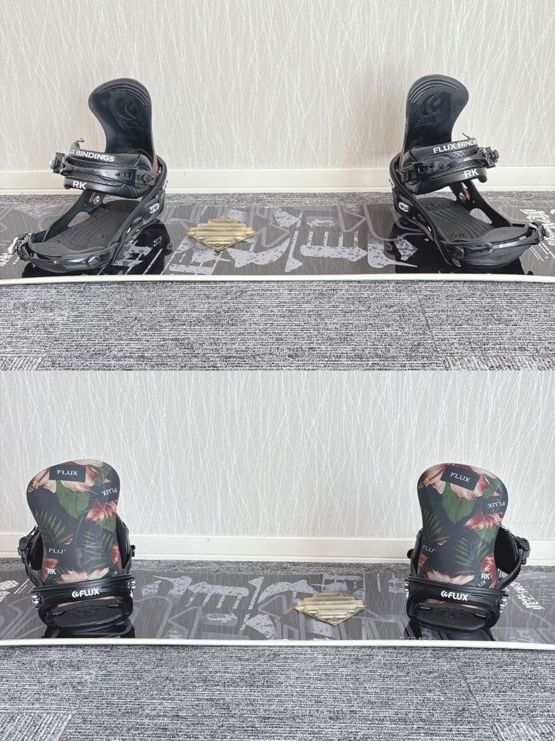 78美品❗️超豪華❗️眞空雪板等/FLUX メンズスノーボードセット★152cm
