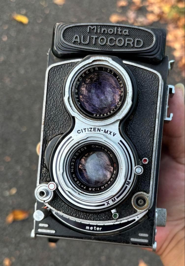 【作例あり】動作品　Minolta Autocord　二眼レフ