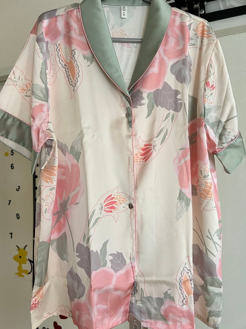 レディース シルクパジャマ 上下3点セット 高級シルク100%