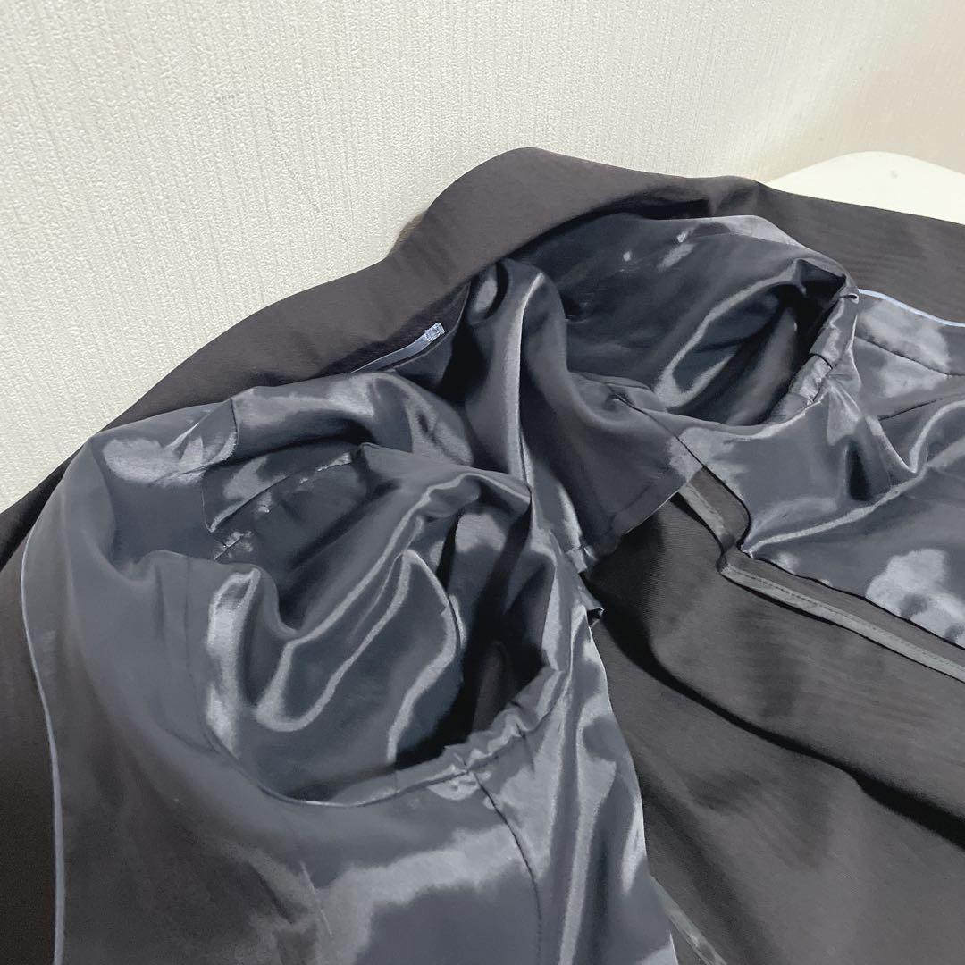 LES￼ MUSE スーツセット　L パンツスーツ　3点　黒 ウオッシャブル