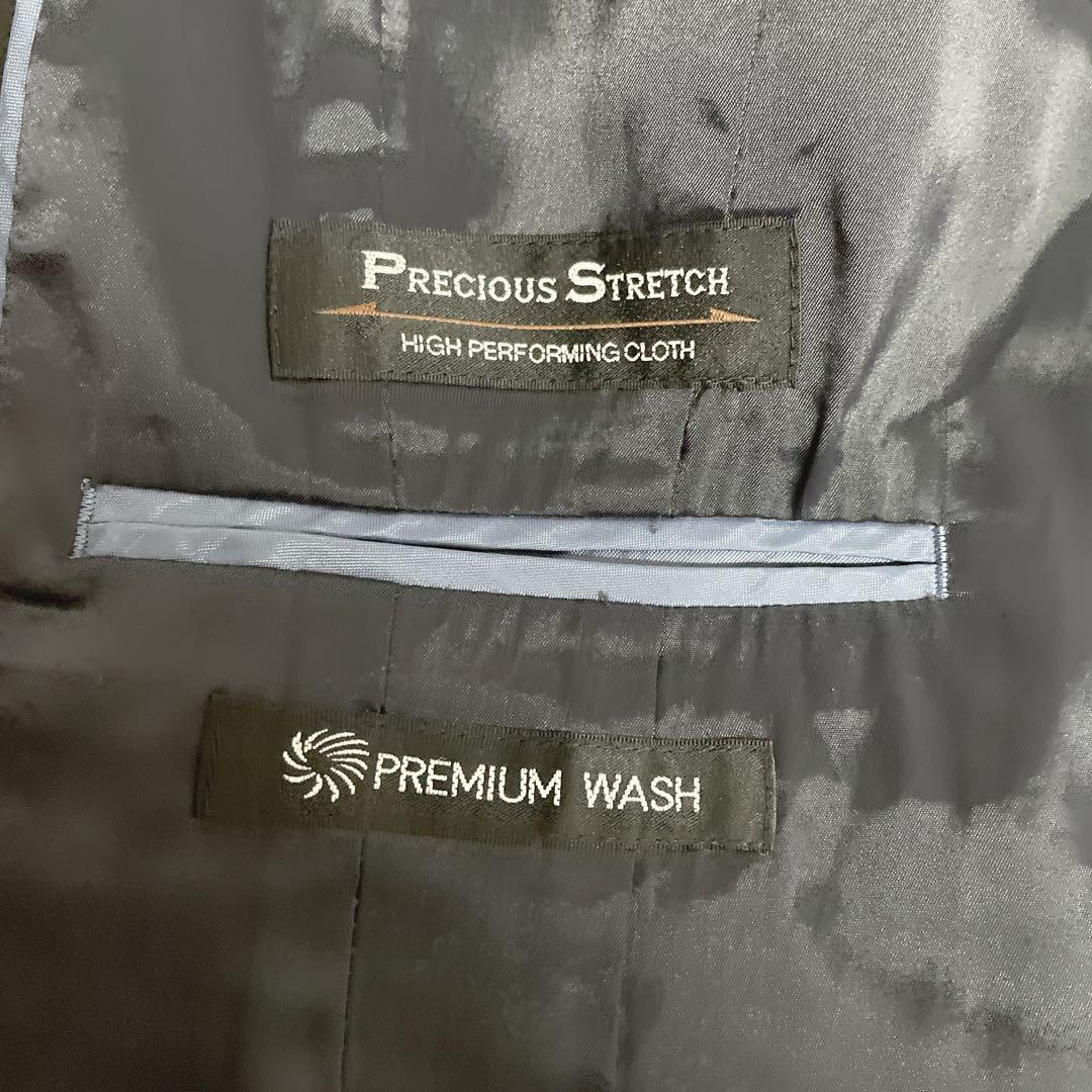 LES￼ MUSE スーツセット　L パンツスーツ　3点　黒 ウオッシャブル