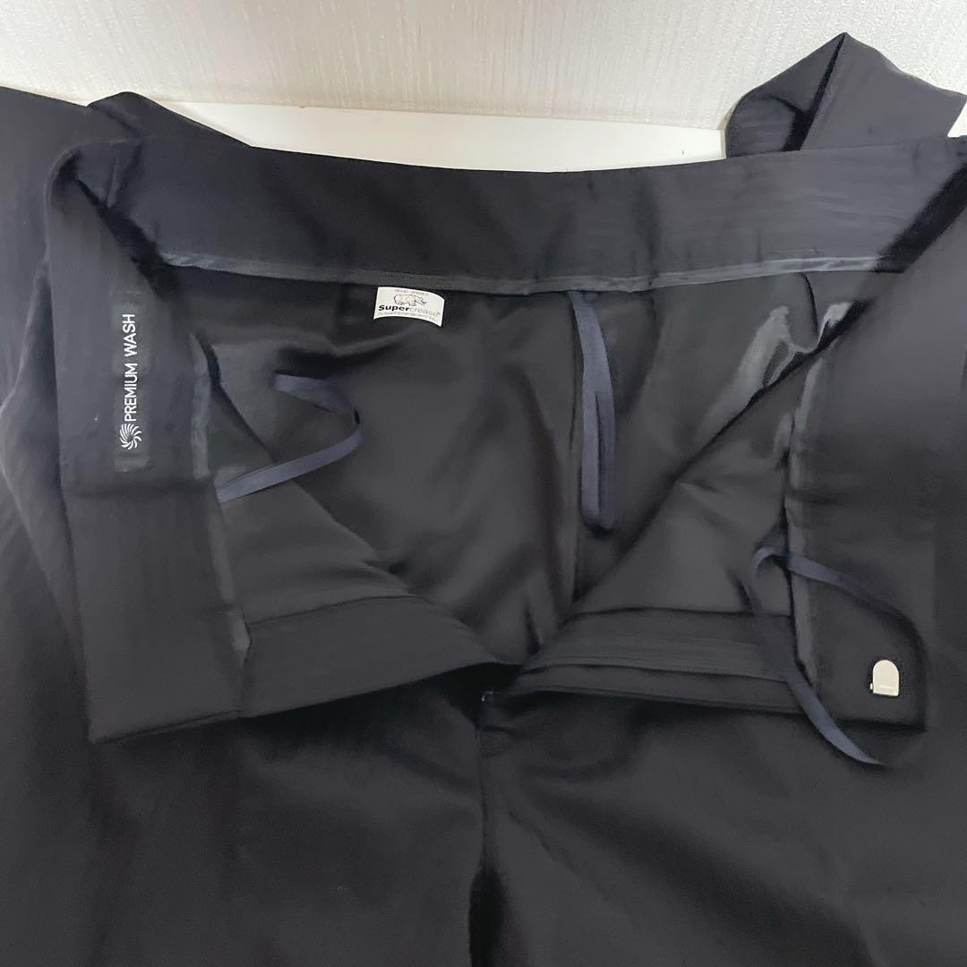 LES￼ MUSE スーツセット　L パンツスーツ　3点　黒 ウオッシャブル