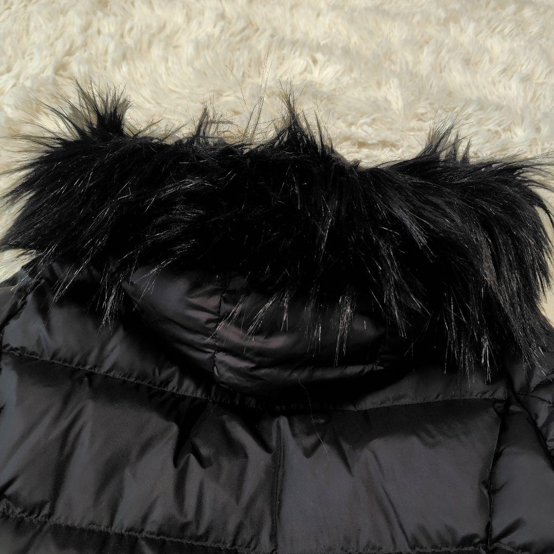 【美品♡定価6.4万】現行セオリー　フーデッドダウンコート　黒　ファー