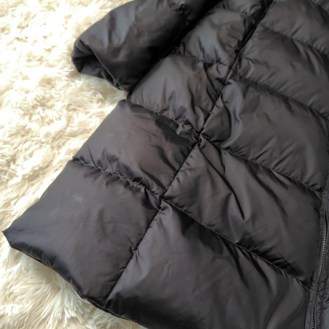 【美品♡定価6.4万】現行セオリー　フーデッドダウンコート　黒　ファー