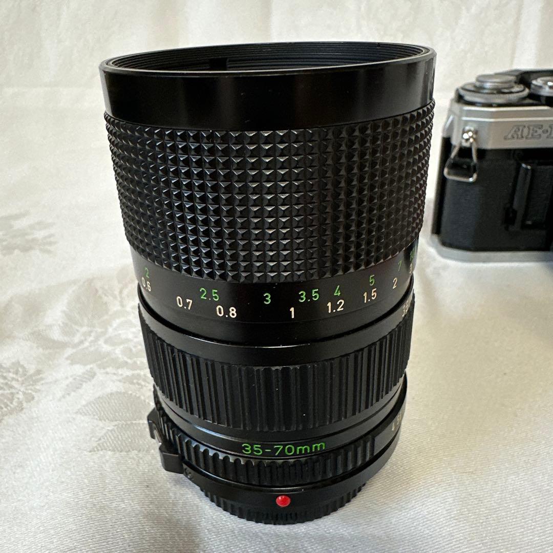 Canon AE-1 フィルムカメラ レンズ2本付き