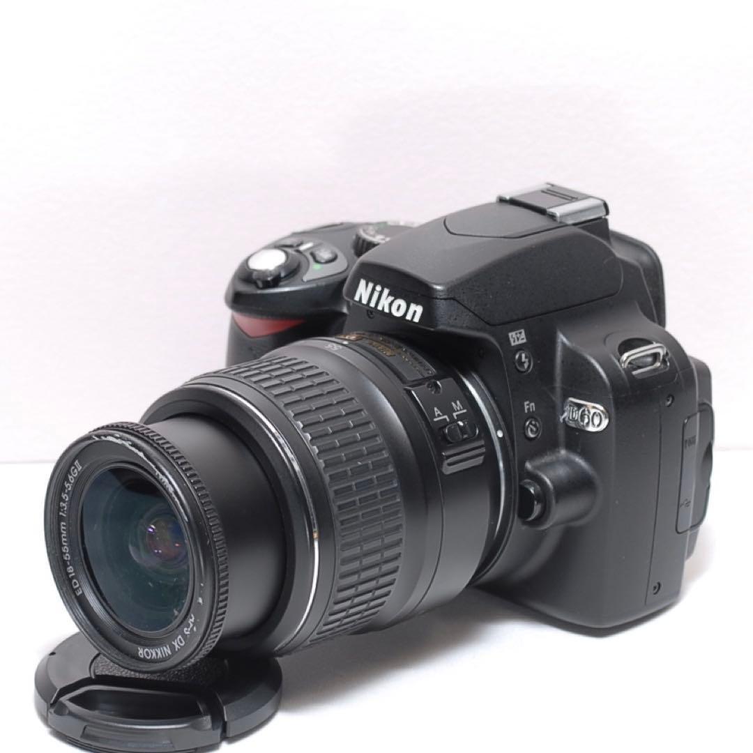 ✨お手軽に一眼レフを始めよう✨Nikon D60✨ シングルレンズ✨スマホ転送