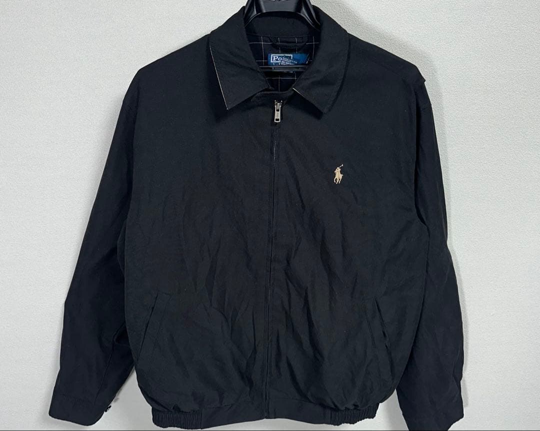 90s 美品 polo ralph lauren ピーチスキン スイングトップ