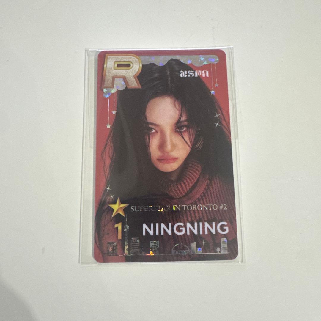 aespa ニンニン　SUPERSTAR SMトロント US トレカ