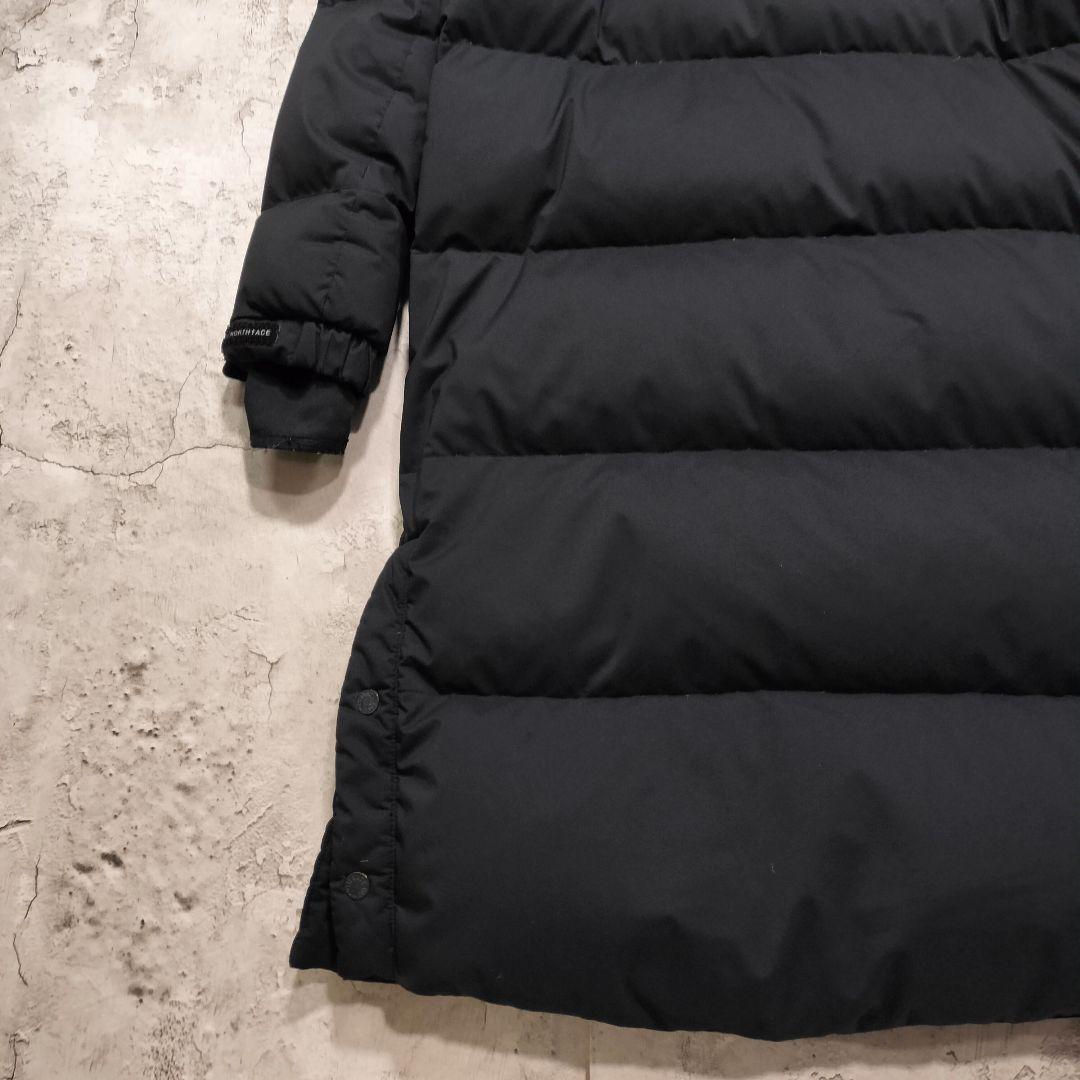 ★人気　ノースフェイス　ロングダウンコート　ブラック　XS