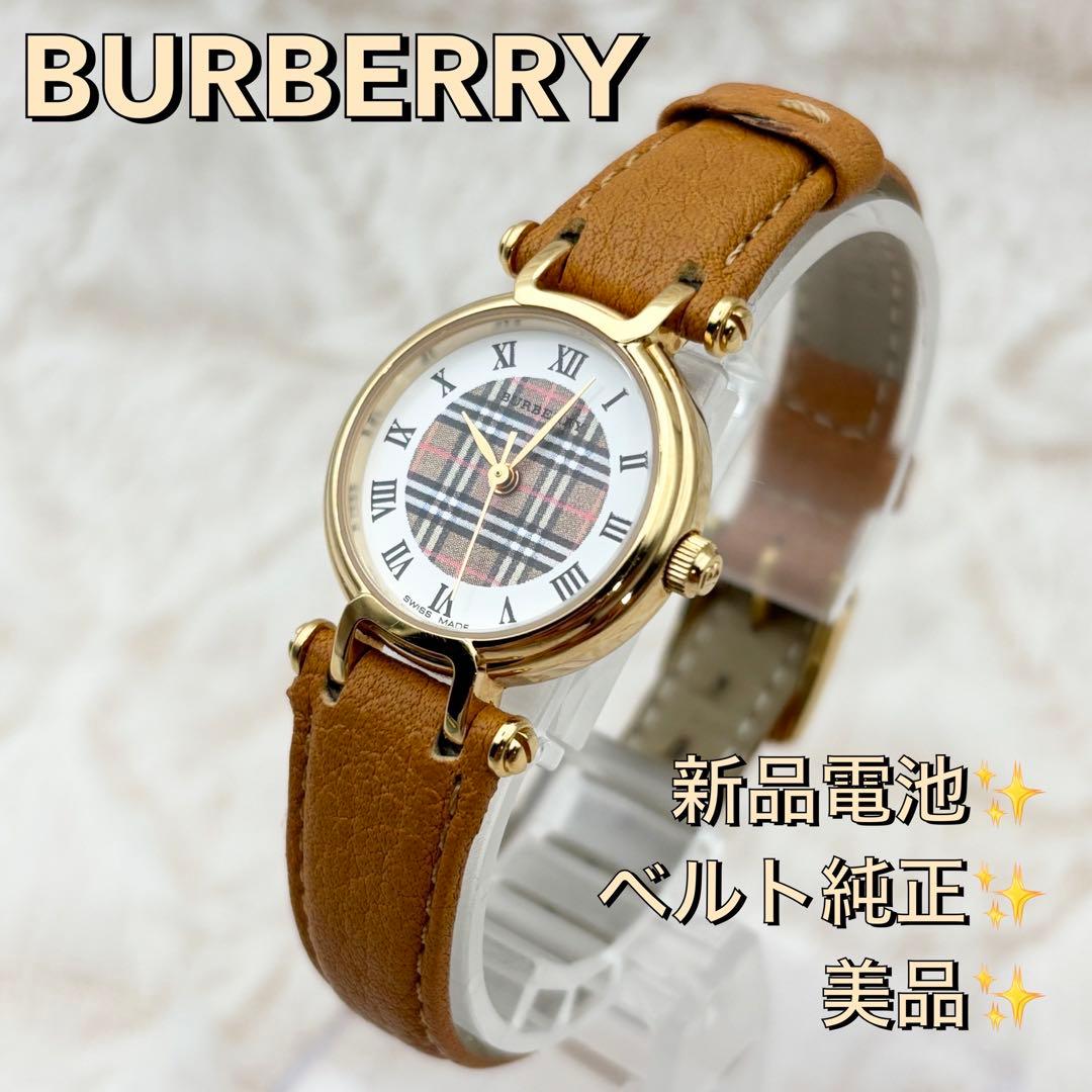 新品電池 Burberry 11200L レディース ノバチェック