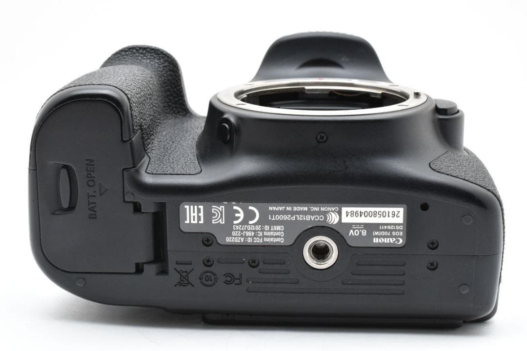 良品　9311ショット　キャノン EOS 70D ダブルレンズ/一眼レフカメラ