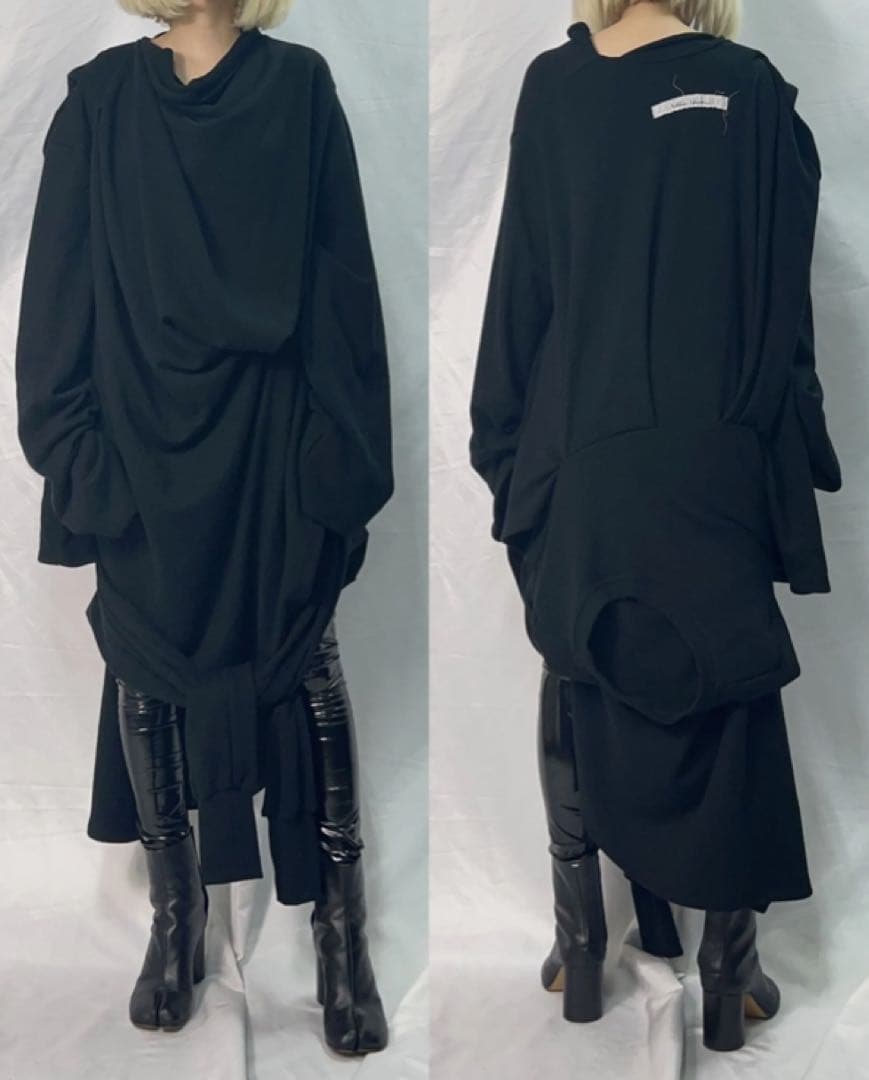 K*n様 alice auaa 新品　黒　ロングトップス　2ウェイ