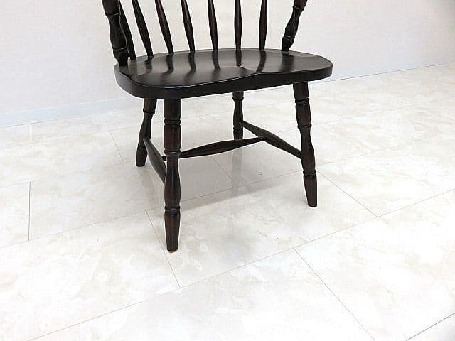 ユ*ン様 北海道民芸家具 樺無垢材キャプテンチェア 　ボウバックチェア/ウィンザ