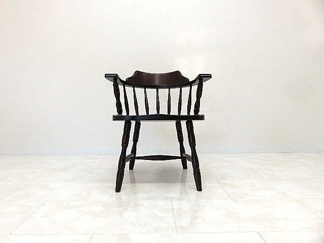 ユ*ン様 北海道民芸家具 樺無垢材キャプテンチェア 　ボウバックチェア/ウィンザ