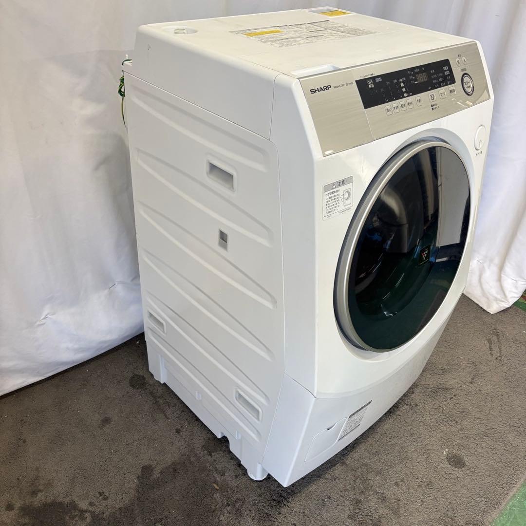 30　ドラム式洗濯機　SHARP　乾燥　10キロ　左開き　設置無料　安い