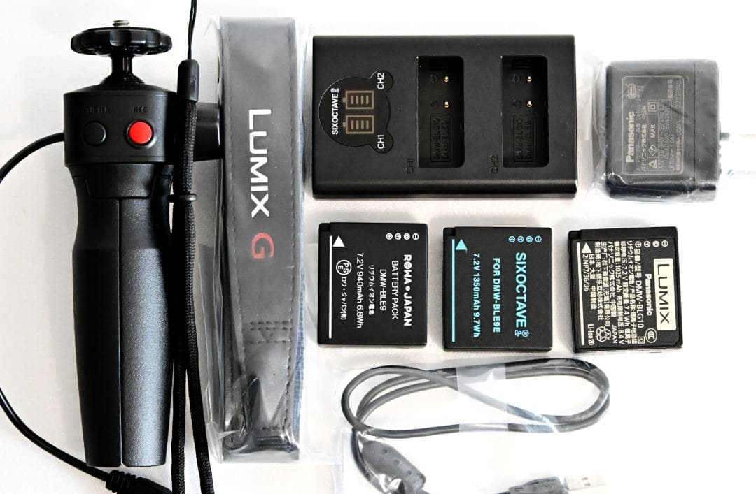 LUMIX DC-G100 シャッター数991回 & トライポッドグリップ 美品