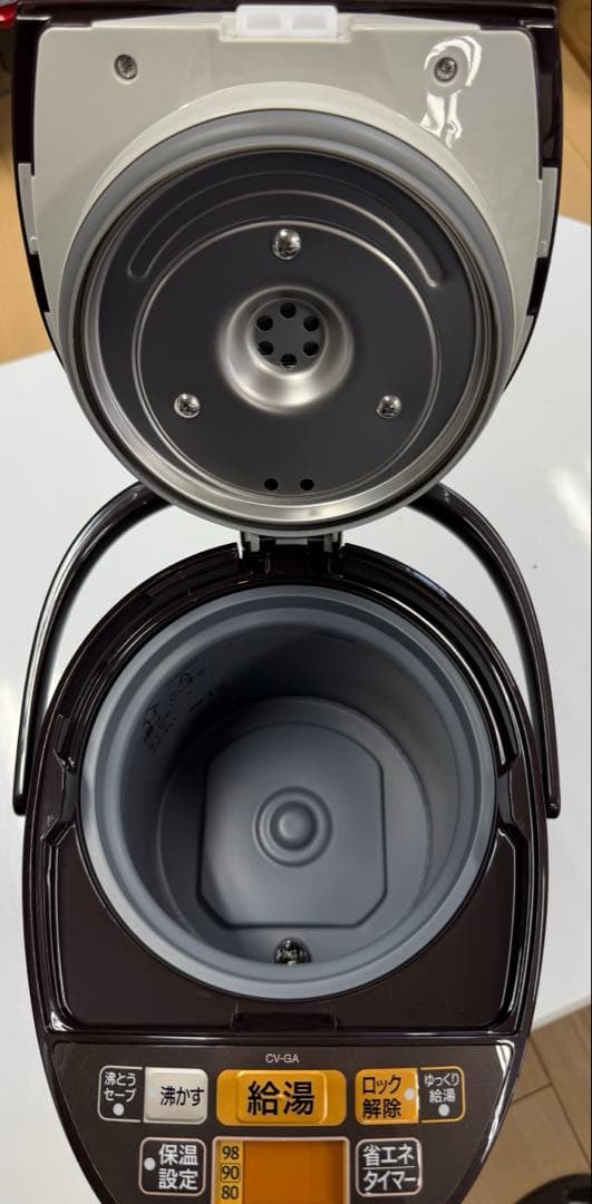 象印マホービン電気ポット2.2L 優湯生省エネ まほうびん5段階温度設定ブラウン