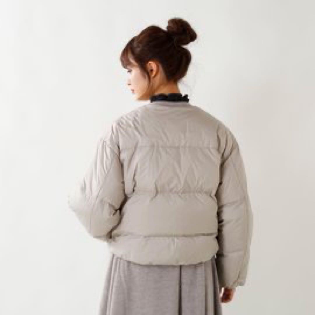 Loft Labo ショートダウンジャケット・ノーカラー