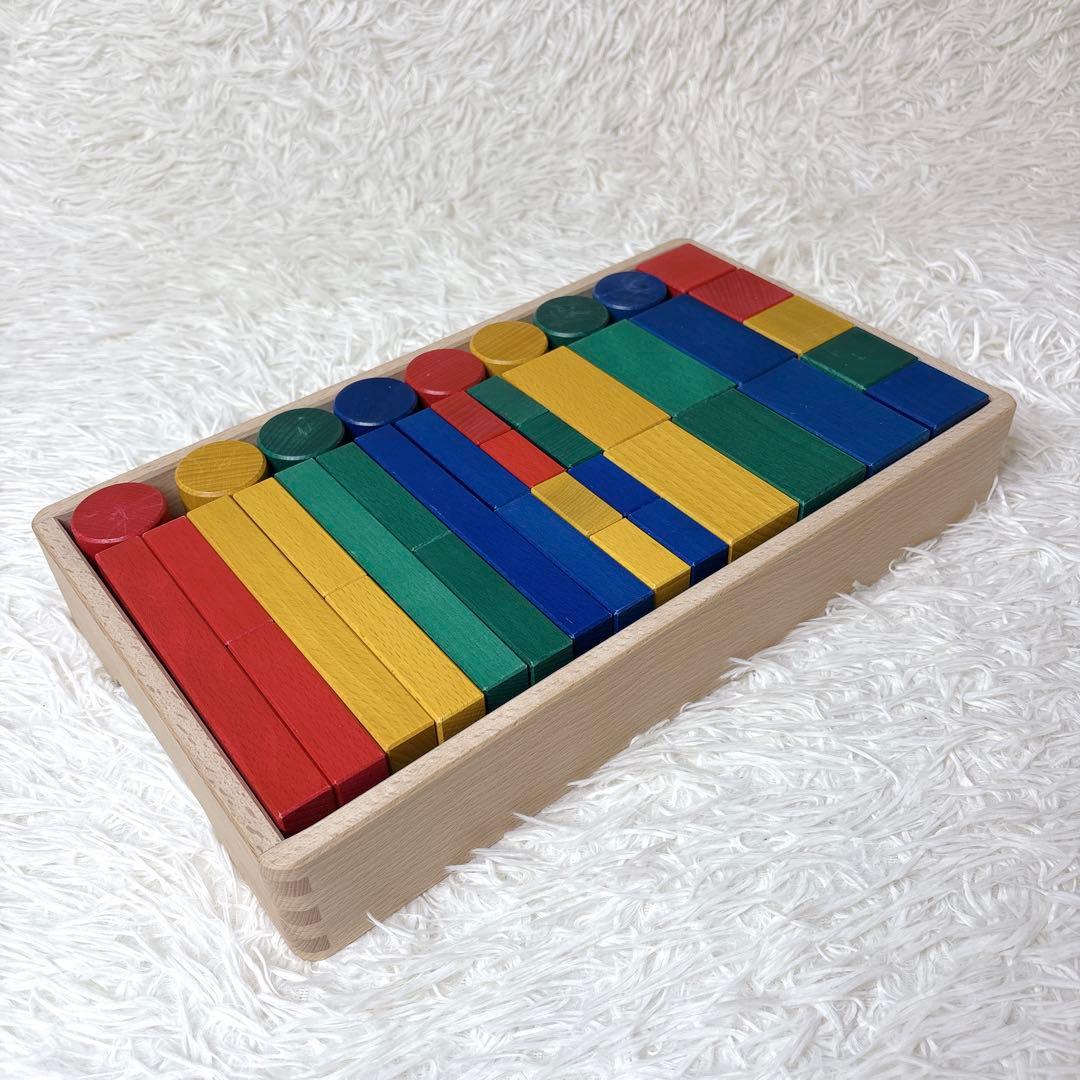 良品✨伸芽会 教材つみき 幼稚園 小学校 お受験 積み木 知育玩具 限定品 木製