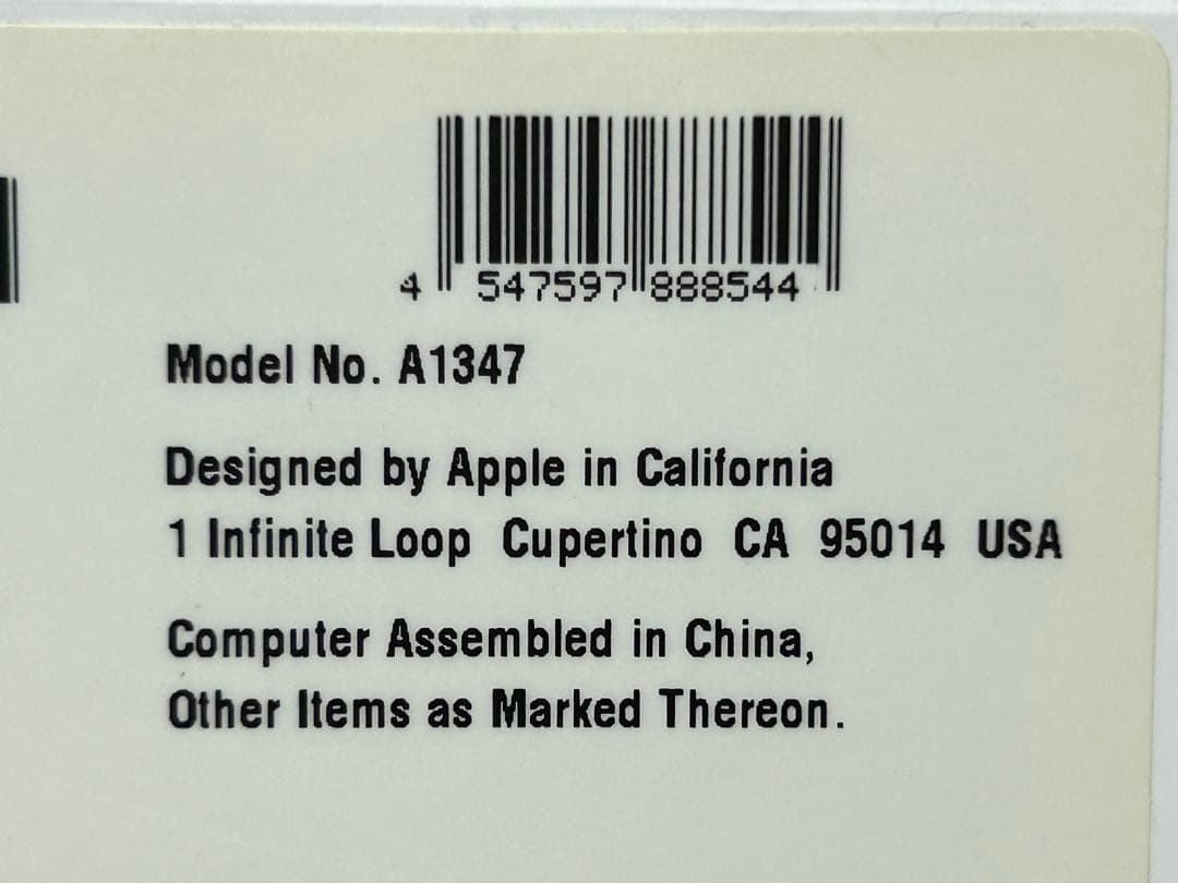 【Apple】Mac mini A1347（Late 2014）