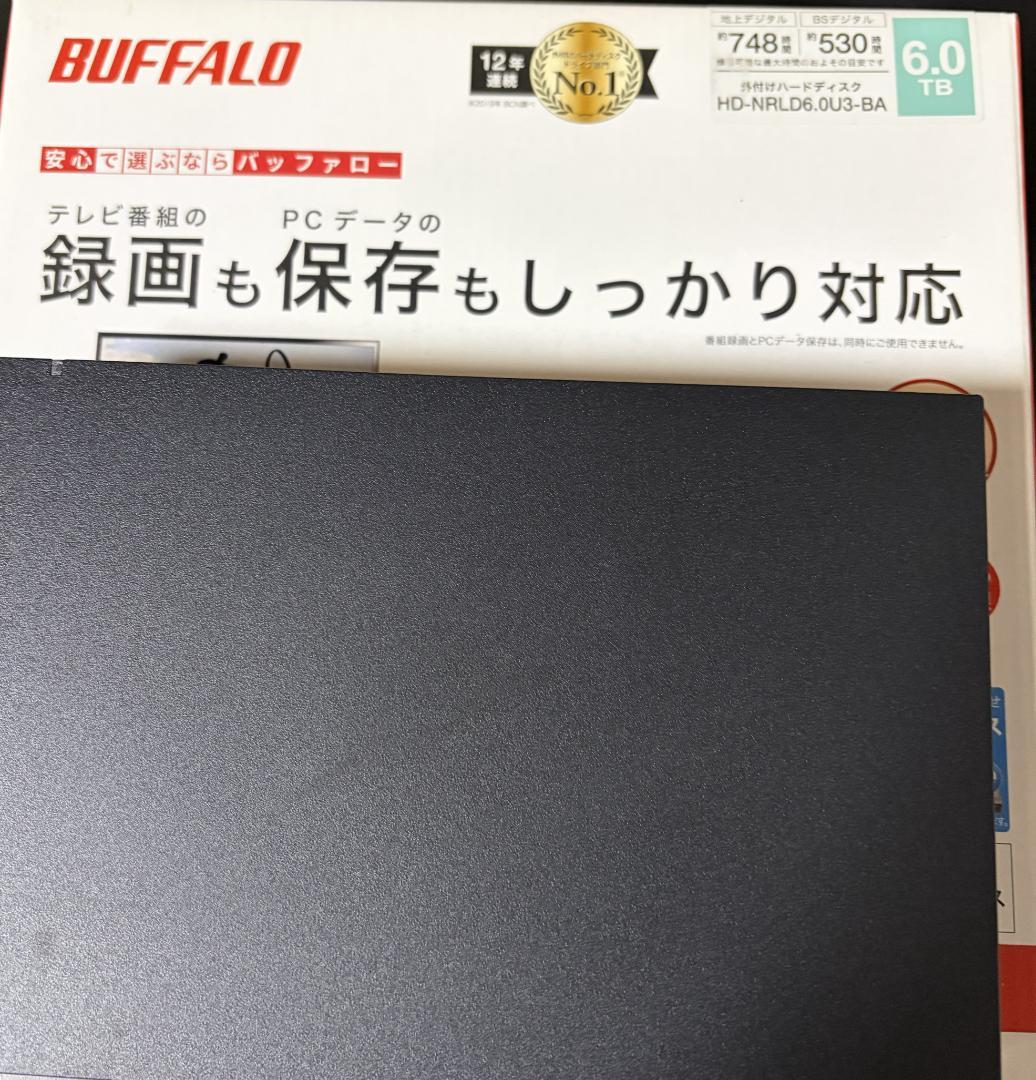 HD-NRLD6.0U3-BA 6TB　中古