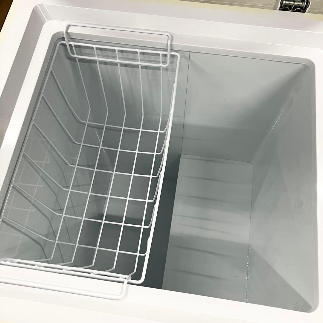 テンポスオリジナル 冷凍ストッカー 上開きタイプ 93L ホワイト 業務用