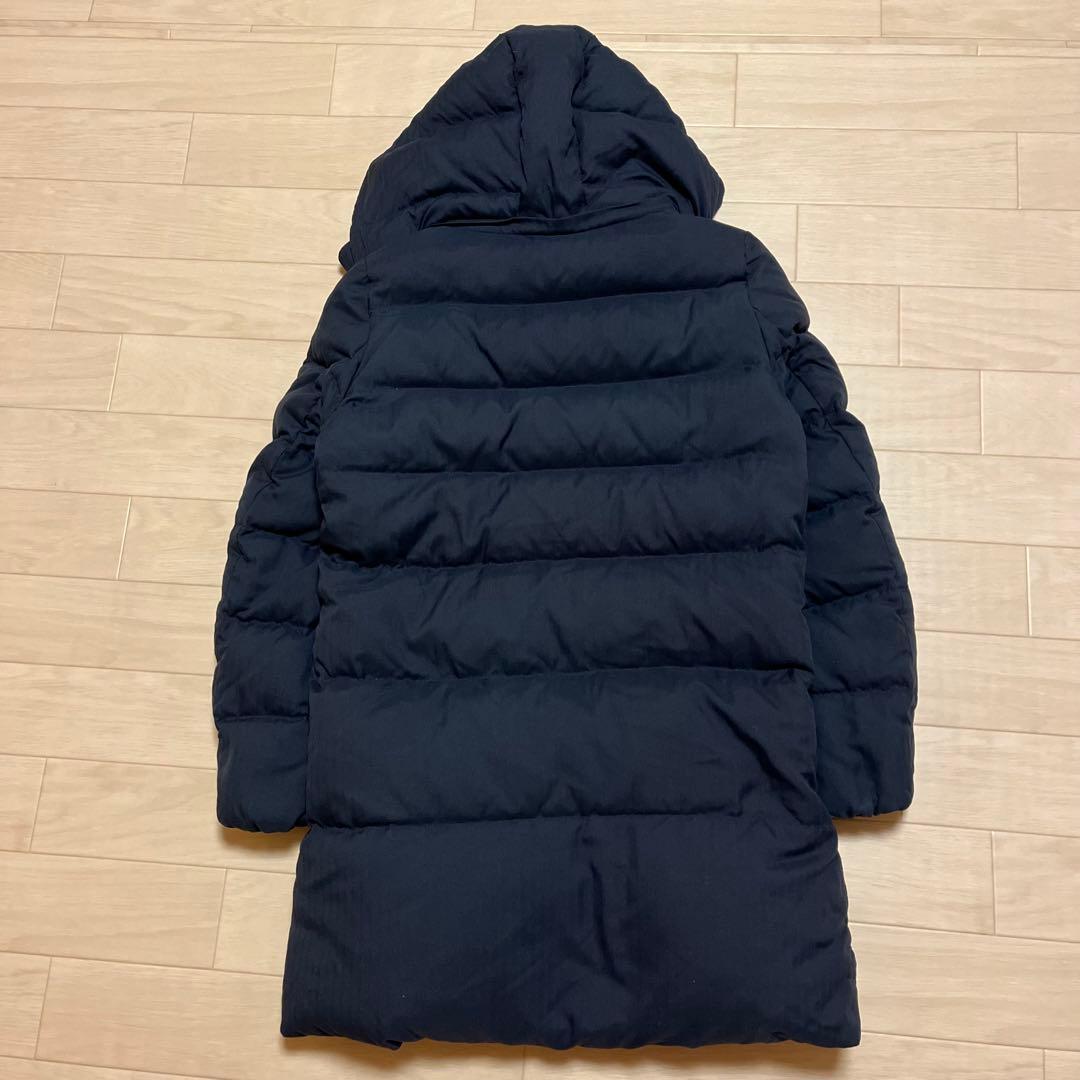 【23区】近年モデル　ダッフルダウンコート　2way ネイビー　38