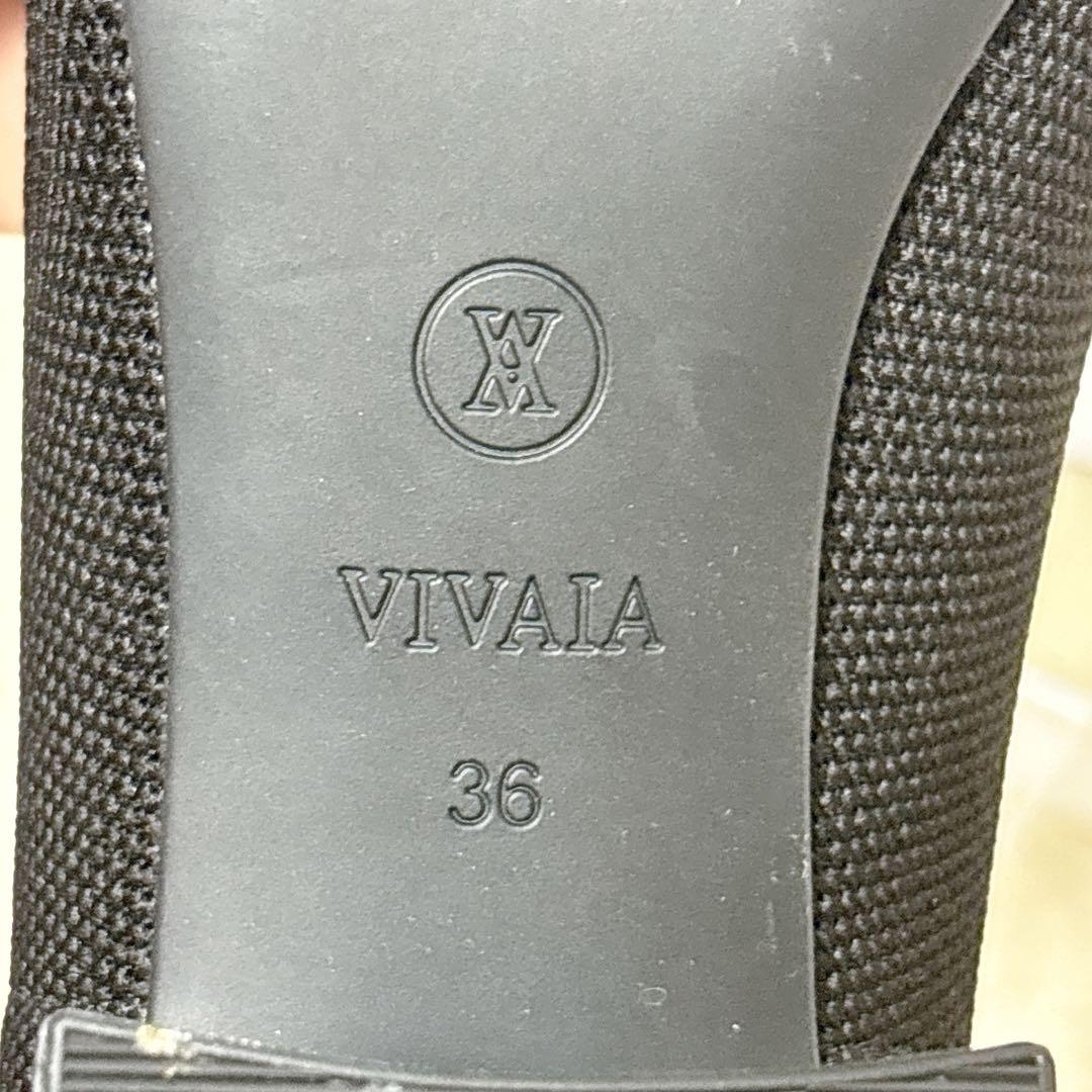 ⭐️美品⭐️VIVAIA ポインテッドトゥ チャンキーヒール パンプス 23㎝