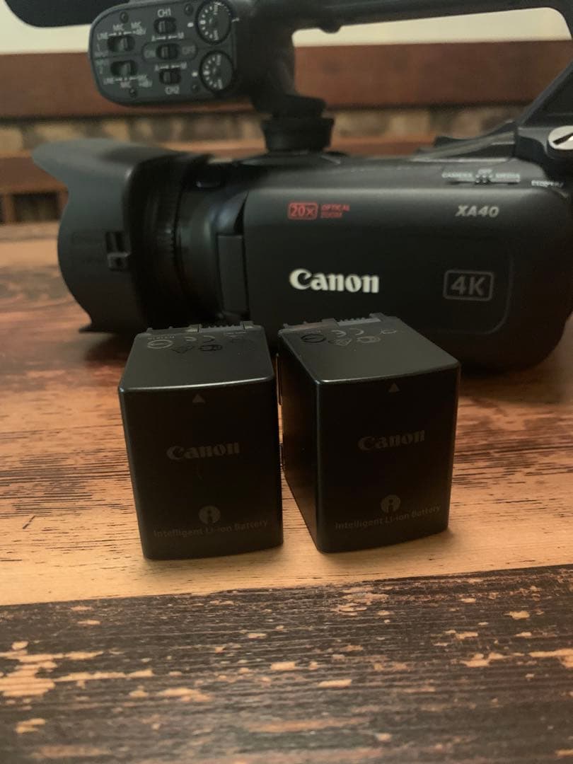 業務用Canon 4Kビデオカメラ XA40 ハンドルユニットHDU-1セット