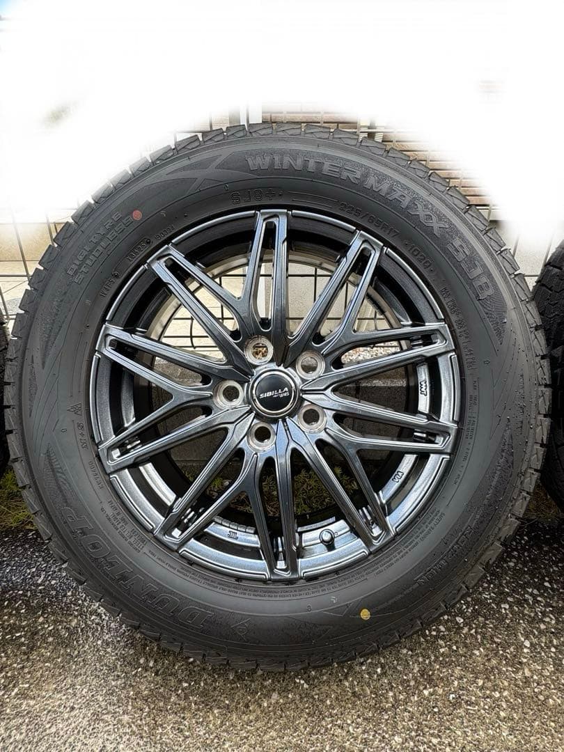 40ヴェルファイア／アルファード用 17インチスタッドレスタイヤ 4本 バリ溝