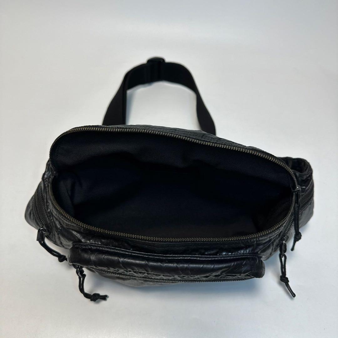 o53 保存袋　Gカード付き　サンローラン　ヌックス　ブラック　ウエストバッグ