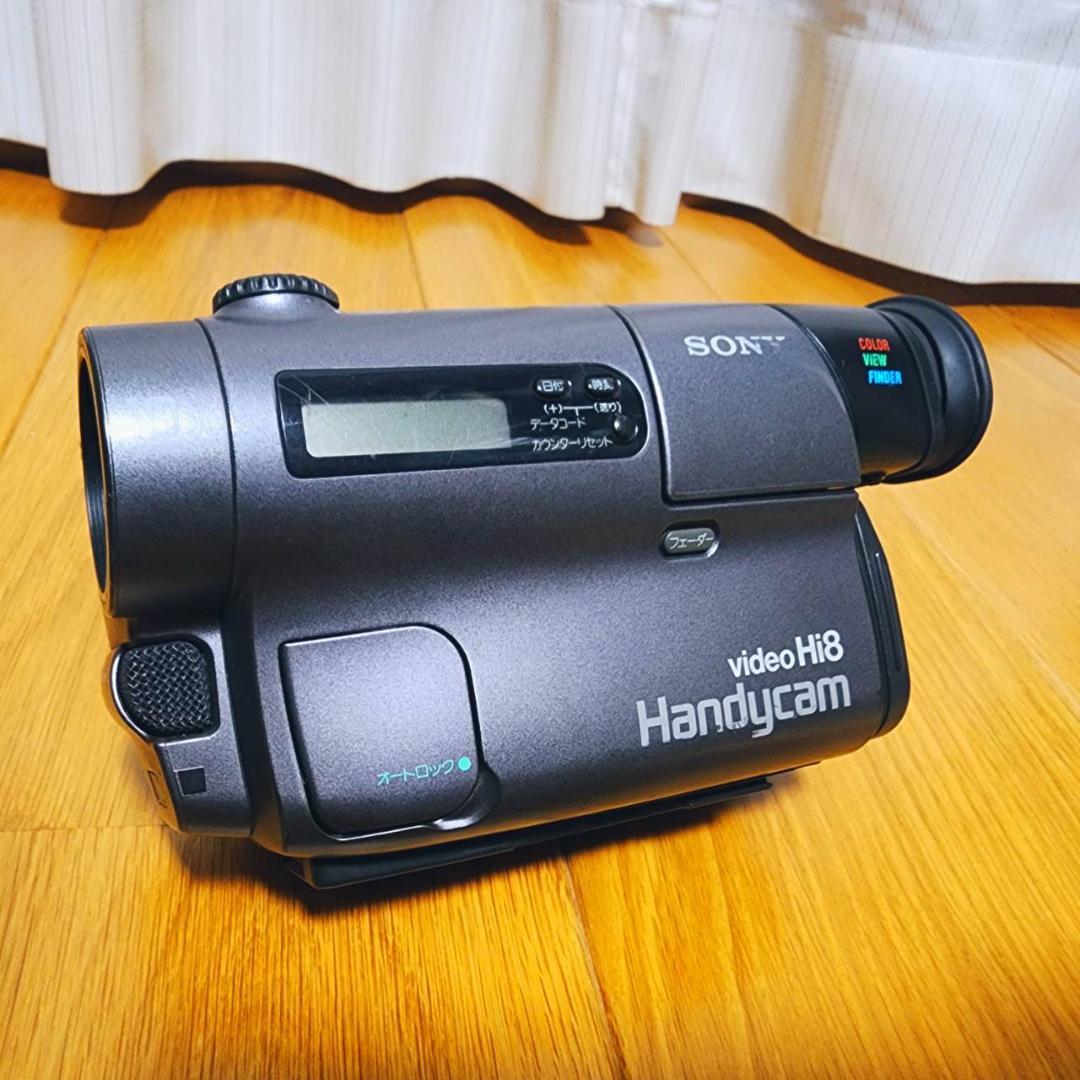 【動作確認済】SONY Hi8 高画質 ビデオカメラ CCD-TR3 セット