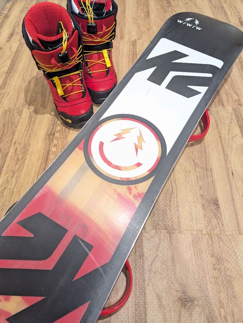 グラトリ専用ボード　Ｋ２ WWW 152cm ブーツ27.5cm