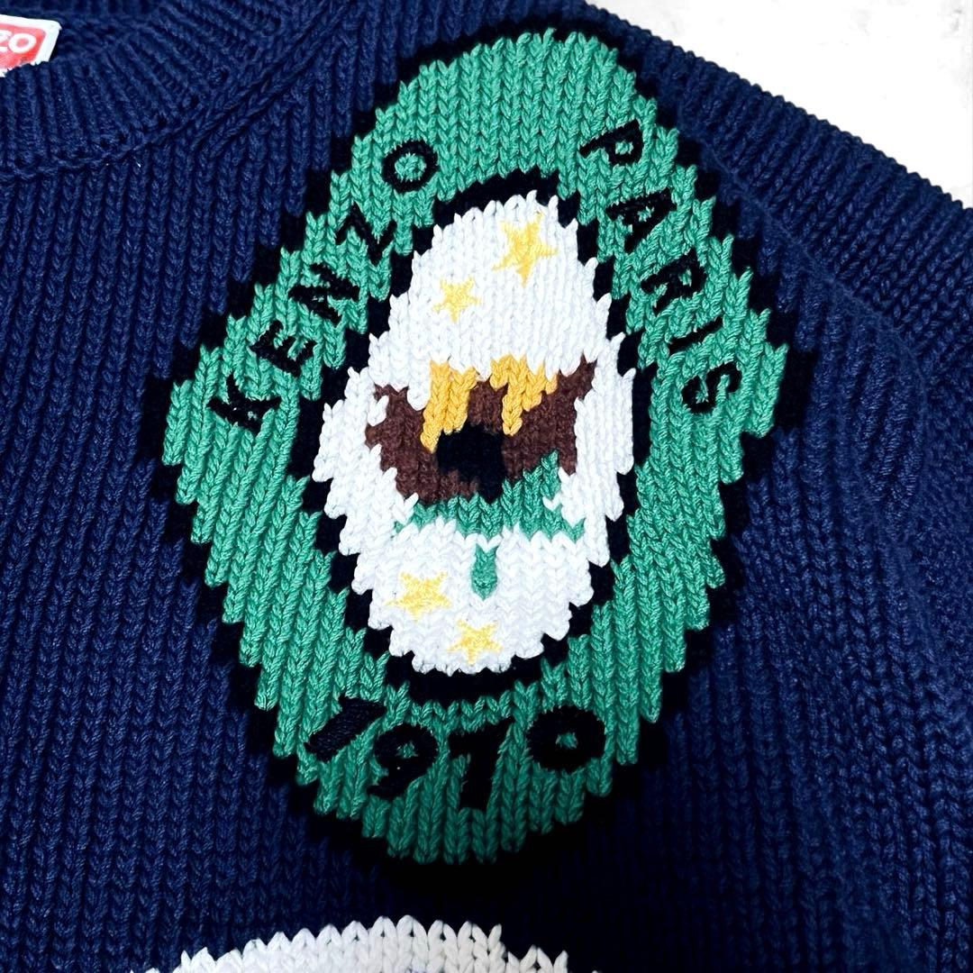 美品✨ ケンゾー 手刺繍　ニットセーター　KENZO Travel 24SS