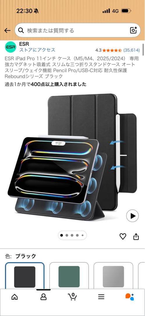 iPad Pro (M5) 11インチ 256 Wi-Fi + Cellular