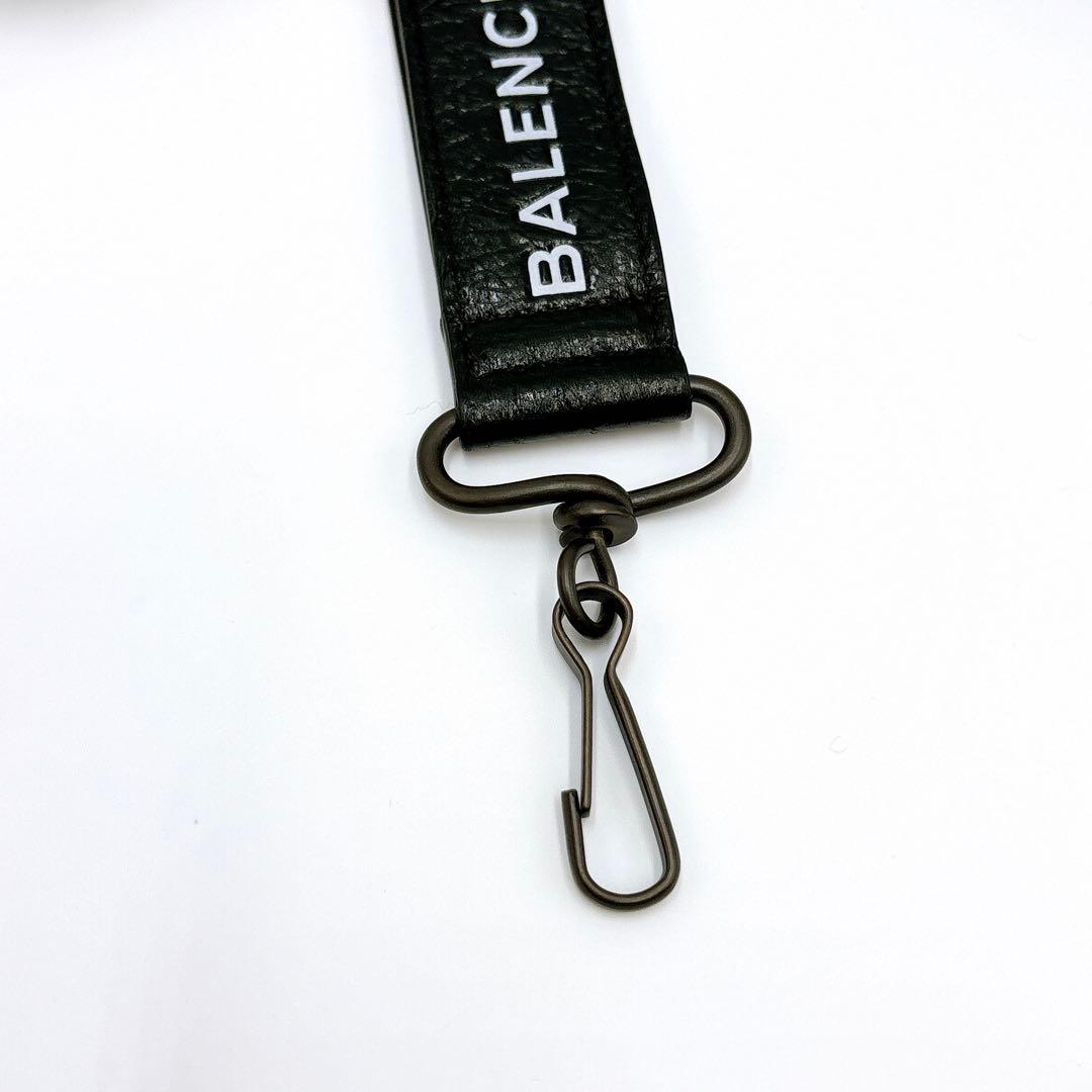 【LOOOVE】極美品＊バレンシアガ ランヤード レザー ネックストラップ