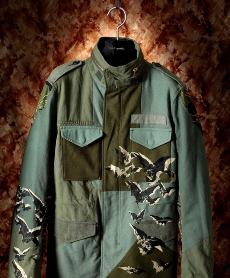 クー「着るアート」希少サイズ⭐︎1piuluguale3 M65ジャケット